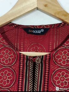 Sangouri Printed Tunic Top
