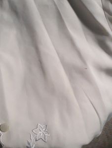 Cream Half Sleeve Shirt