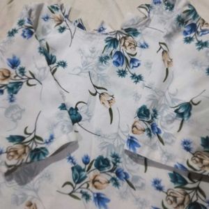 Floral Print Kurta with Patiala Pants