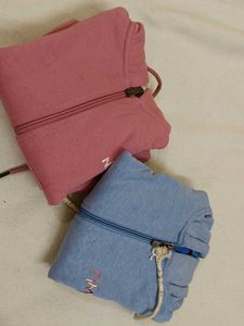 Stylish Two-Tone Hoodie combo set
