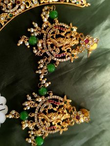 Elegant Gold-Plated Indian Jewelry Set