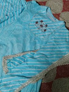 Beautiful Sky Blue Kurta Set