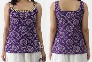 Elegant Purple Kurti Top