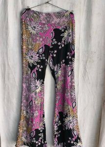 Boho Floral Bell Bottom Pants