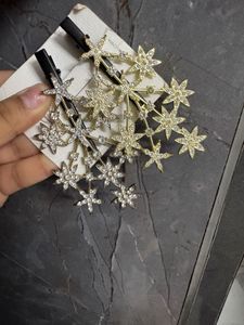 Sparkling Star Hair Clips Set