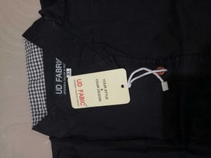 Men's Black Casual Shirt with Pocket Detail