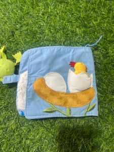 Cute Chick &amp; Frog Cloth Book
