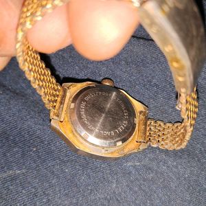 mechanical OLYMPIC SUNITA Gold Tone Watch