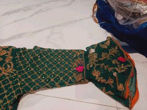 Embroidered Kurta Set with Dupatta shrara