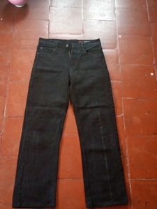 Black Straight Leg Jeans