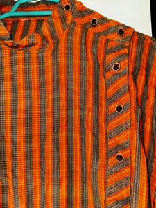 Orange Line Stylish Kurta