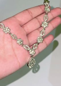 Sparkling Crystal Necklace &amp; Earring Set