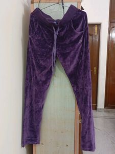 Velour Track Pants