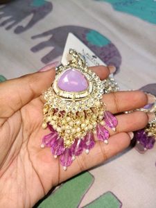 Elegant Lavender Drop Earrings