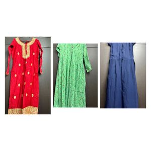 Set of 3 Kurtas