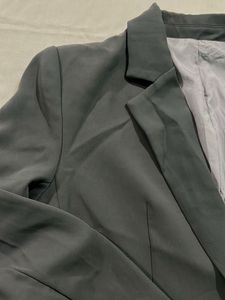 Chic Grey Blazer Jacket