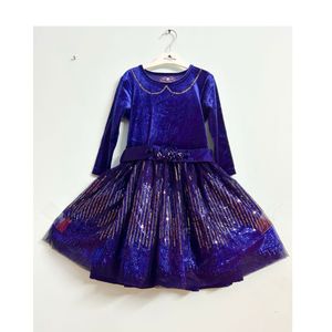 Sparkly Blue Velvet limited edition Dress