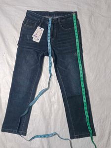 Dark Blue Denim Jeans