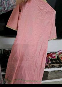 Beautiful Pink Embroidered Kurta Set