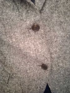 Classic Grey Tweed Coat