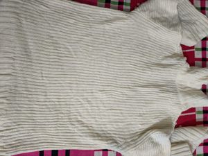 Viral Cream Knit Half-Zip Pullover