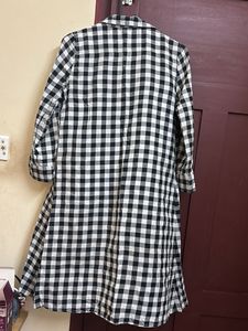 Chic Black &amp; White Gingham Tunic