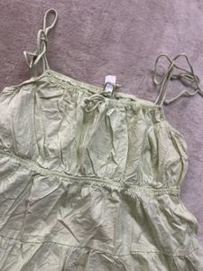 H&amp;m lime green top