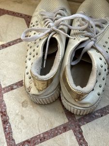 Women White Sneakers 👟 Shoes 38