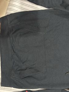 unisex oversized Black Hoodie