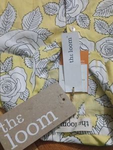 Yellow Rose Print Kurta Set