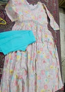 Floral Print Alia-cut Kurti