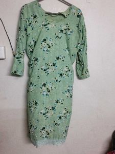 Light Green Floral Kurta sets