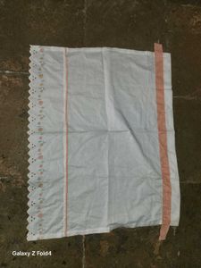 Vintage White Eyelet Curtain