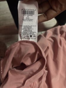 Pink Cut-Out Shoulder T-Shirt