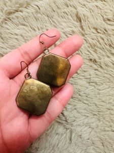 Bohemian Turquoise &amp; Red Stone Earrings