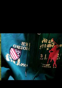 Green Zip-Up Hoodie with Embroidery