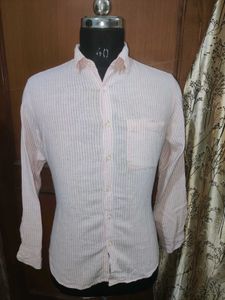 Men's Pink Striped Shirt