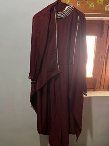 patiala style jumpsuit with jacket