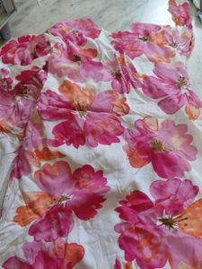 Vibrant Floral Print Kurta
