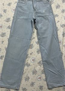 Light Wash Wide Leg Jeans