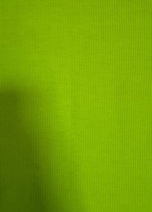 Neon Lime Green Ribbed Lettuce Trim Tee