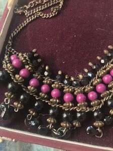 Beaded boho Statement Necklace