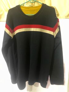 Striped V-Neck Sweater