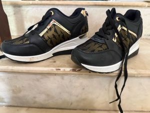 Stylish Wedge Sneakers Size 37
