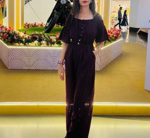 Elegant Plum Jumpsuit