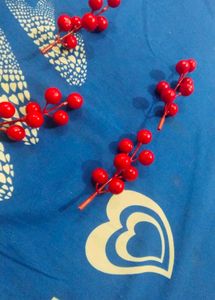 Christmas Decoration Items Red Berry Cherry