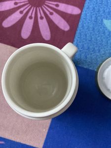 Ceramic Pairs Print Coffee Mug With Mirror