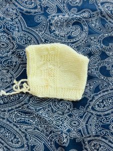 light yellow Handmade Baby Sweater Set
