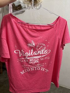 Pink Graphic T-Shirt