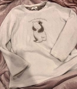 Cute Bear Graphic Pullover